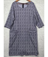 41 Hawthorn Shift Dress 3X Aniya Knit Jacquard Dress - $487.32 MXN