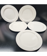 5 Syracuse China Cascade Dinner Plate Set Vintage Restaurant Ware Swirl ... - $1,470.18 MXN