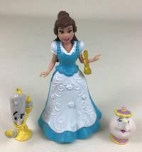 Disney Princess Little Kingdom MagiClips Belle Doll Beauty Beast  2011 Mattel - £13.35 GBP