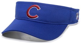 Chicago Cubs MLB OC Sports Blue Mesh Golf Sun Visor Hat Cap Adult Adjustable - £13.36 GBP