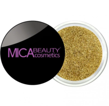 MICA BEAUTY Mineral Body &amp; Eye Shadow Glitter GOLD 224 Full Size 2.5g NeW - $19.31