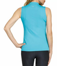 NWT TAIL ACTIVEWEAR Bali Blue Turquoise Sleeveless Mock Golf Shirt S M L XL XXL image 2
