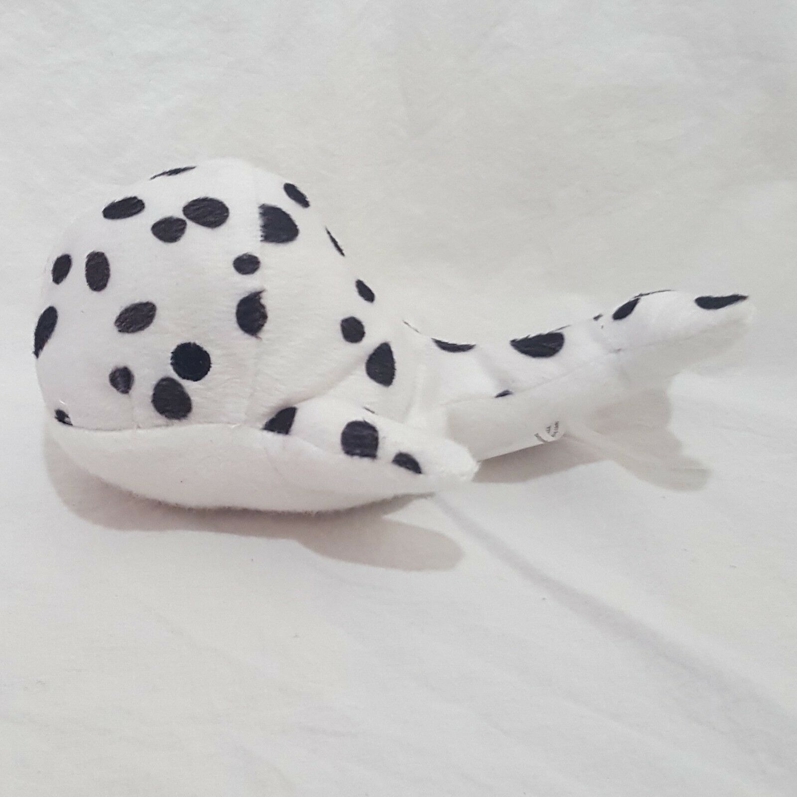 Whale White Black Spotted Plush Stuffed Animal 3" Polka Dot  Kelly Toy 2016 - $16.56
