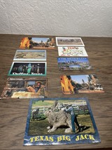 Vintage Lot of 9 Texas Dallas Fort Worth Travel Souvenir Postcards KG JD - $150.57 MXN
