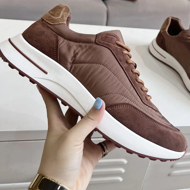 Es 2022 new leather technical cloth sports shoes all match breathable flat casual shoes thumb200