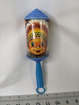 Vintage Indian Blue Plastic Baby Rattle 9 Inch Hong Kong - $39.95