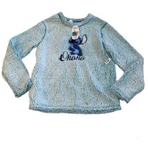 Disney Lilo &amp; Stitch Pajama Top  Adult Womens  Small 4-6 Turquoise Blue - £6.27 GBP