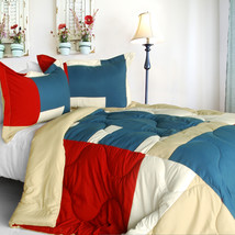 [Sunshine Coast] Quilted Patchwork Comforter Set (Full/Queen Size) - £62.95 GBP