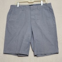 J Crew Club Mens shorts Sz 34 Board Casual White Blue - $21.87