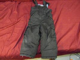 Weather Tamer Kids Snow Bib Black Size 4T ~ NM 13269 - $17.85 CAD