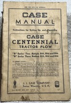 Case Manual Centennial Tractor Plow &quot;B&quot; Series 2 &amp; 3 Bottom 1947 - £11.87 GBP