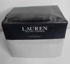 RALPH LAUREN Solid Gray Grey Cotton Flannel Queen Sheet Set $170 NEW - £70.61 GBP