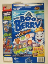 1999 MT Cereal Box GENERAL MILLS Boo Berry NEW! SCOOBY DOO MARSHMALLOWS ... - $40.32