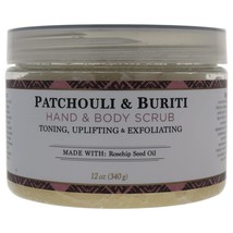 Nubian Heritage Patchouli &amp; Buriti Hand &amp; Body Scrub, 12 Ounce - £21.57 GBP