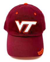 Virginia Tech University Vt Hokies Logo Retro Adjustable Curved Bill Hat Cap - £13.57 GBP