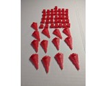 Lot Of (49) Red Star Wars Monopoly Pieces - $19.79
