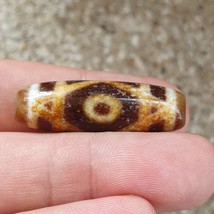 Amuleto Dzi Arrugginito Himalayan Indo Tibetan Agata 2Eyes Bead ATB-5 - €63,72 EUR