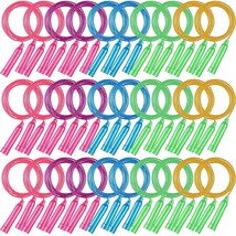 30 Pcs Colorful Jump Rope Set Adjustable Sports Skipping Rope 7.5 Ft Pla... - $31.99
