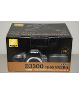 Nikon D D3300 24.2 MP Digital SLR Camera Black Kit w/ AF-S DX VR II 18-5... - $17,708.86 MXN