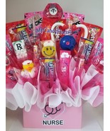 MEDICAL Candy Bouquet Extra LG Pink- Dr, Nurse,Tech, Staff - Can be Pers... - £63.00 GBP