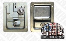 2 DUAL LOCKING UNPAINTED Military Locking x-door handles fits HUMVEE M998 - £158.60 GBP