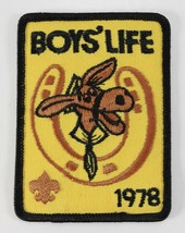 Vintage 1978 Yellow Boys Life Magazine Donkey Mascot Black Boy Scouts Ca... - £9.13 GBP