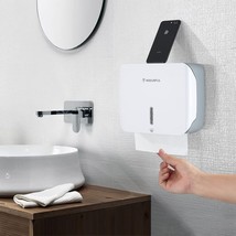 Wall-Mounted Hand Paper Towel Dispenser, Countertop Multifold Hand Towel... - £18.66 GBP