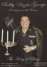 Bobby George Darts The King Of Bling GIANT 12x8 Hand Signed Photo - $16.99