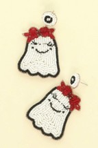 New Halloween Ghost Seed Beaded Post Earrings - €15,24 EUR