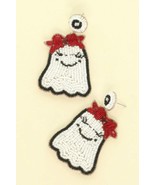 New Halloween Ghost Seed Beaded Post Earrings - €15,24 EUR