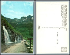 MONTANA Postcard - Glacier National Park, The Weeping Wall GG15 - £2.31 GBP