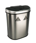 Ninestars DZT-70-R3 Motion Sensor Trash Can Extra Large Silver - $89.58