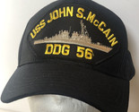 USS John S McCain DDG 56 Hat Cap SnapBack Black New With Tag ba2 - £15.81 GBP