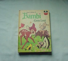 Vintage Copyright 1972 Walt Disney Book &#39;BAMBI GETS LOST&#39; Book Club Edition - $3.95