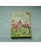 Vintage Copyright 1972 Walt Disney Book &#39;BAMBI GETS LOST&#39; Book Club Edition - £3.10 GBP