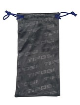 Tifosi Sunglasses Hard Case w/ Microfiber Pouch Black Blue Never Used image 6