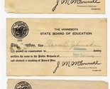 Five 1923 Minnesota State Board of Education Certificates Otter Tail Cou... - £14.29 GBP