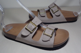 Skechers Size 8 M Granola Relaxed Fit Taupe Sandals New Women&#39;s Shoes - £78.77 GBP