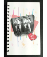 I Love Lucy &amp; Ethel on Exercise Bikes Spiral Mead Hardcover Journal Note... - £23.59 GBP