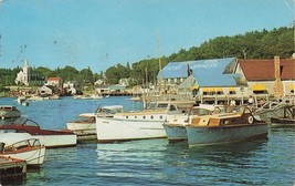 Maine Boothbay Harbor Boating C API Tal Of New England Postcard L42 - £6.10 GBP