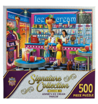 Masterpieces Jigsaw Puzzle;  Annie&#39;s Ice Cream Parlor;  500 pieces - £11.86 GBP