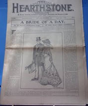Vintage The Hearthstone A Bride Of A Day New York November 1902 - £7.85 GBP