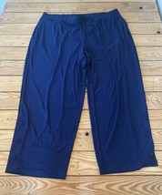 Dennis Basso Women’s Pull on button detail pants size 1XP Navy R5 - $17.62