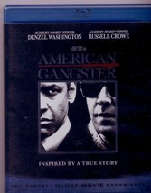 American Gangster On BLU-RAY, Denzel Washington &amp; Russell Crowe, Based On True - £11.71 GBP