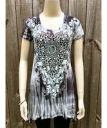 Charcoal Washed Black~Sharkbite Tail~Net on Back~Tunic By Vocal - $45.00