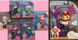 New 7 Fingerlings Monkeys Interactive WowWee authentic includes Liberty - $289.37