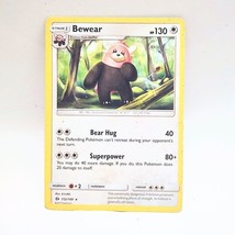 Pokemon Bewear Sun &amp; Moon Trainer Kit 18/30 TCG Card #2 - £0.80 GBP