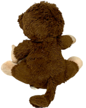 11" Progressive Plush Monkey 2012 Brown Tan Stitched Eyes Sitting Stuffed Animal image 7
