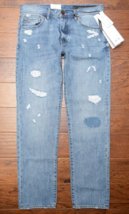 Armani Exchange $180 A|X J16 Men&#39;s Straight Fit Scraped 100% Cotton Jean... - £48.86 GBP