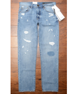 Armani Exchange $180 A|X J16 Men&#39;s Straight Fit Scraped 100% Cotton Jean... - £49.03 GBP